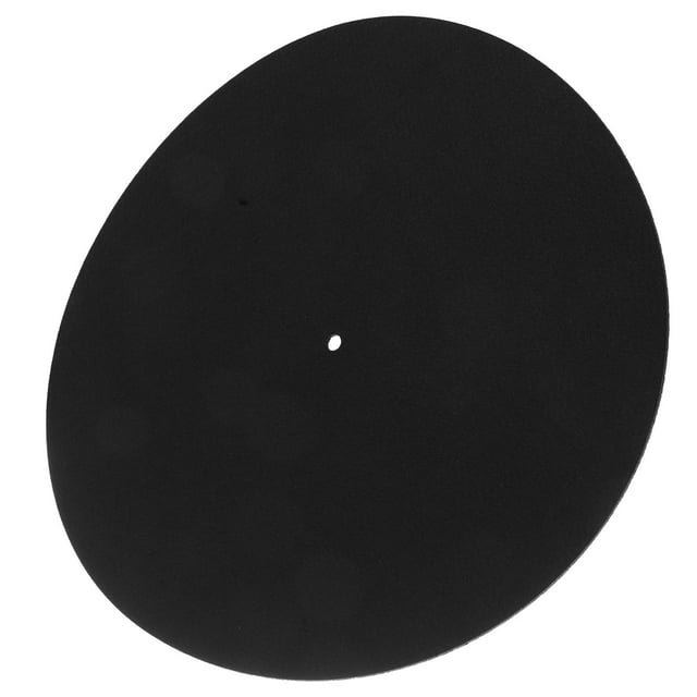 SEWACC Slip Mat Vinyl Record Player Mat Felt Black 1Pcs Reduce Noise and Protect Vinyl Records
