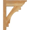 thumbnail image 3 of Ekena Millwork 6"W x 16"D x 20"H Merced Rough Sawn Traditional Outlooker, Western Red Cedar, 3 of 4