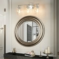 thumbnail image 4 of Deyidn 3 Light Pale Gold Bathroom Vanity Light with Globe Glass Shade Modern Bathroom Wall E26 Bulb, 4 of 6