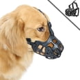 thumbnail image 1 of Dog Muzzle For Large Dogs Biting, Breathable Adjustable Mouth Basket, 1 of 5