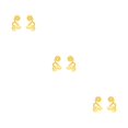 thumbnail image 3 of Minnieouse Pendientes de Clip para mujer exquisitas decoraciones de joyería estilo Simple elegante colgante de pendiente sin perforación Type1 NO1, 3 of 6