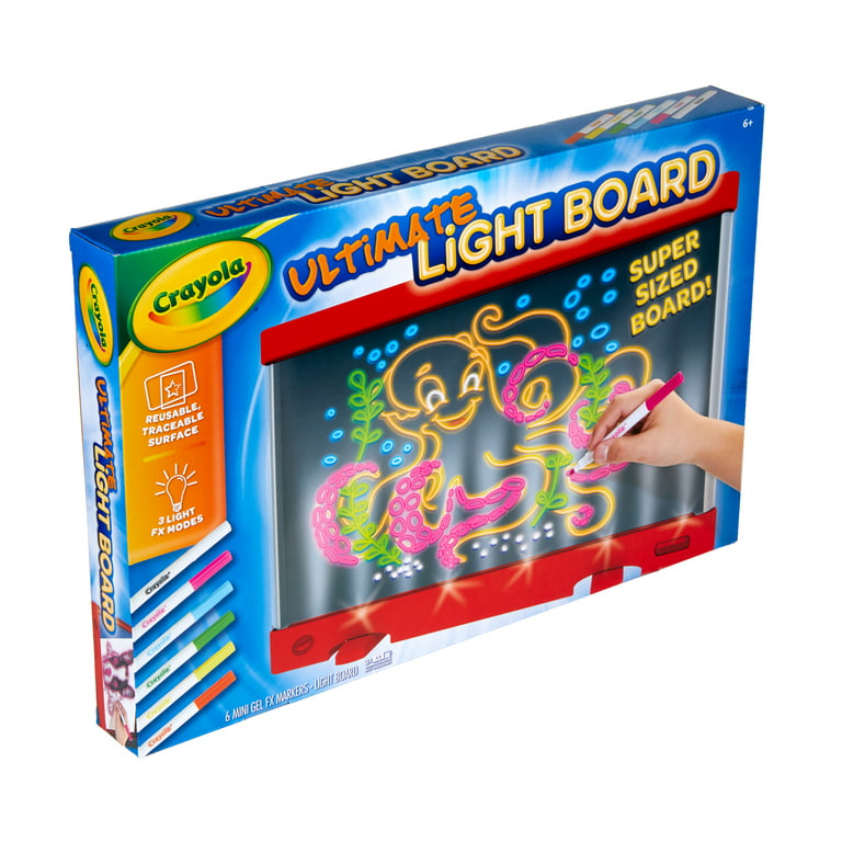 Crayola Ultimate Light Board, Red, Holiday Toy, Creative Gift for Kids,  Beginner Unisex Child