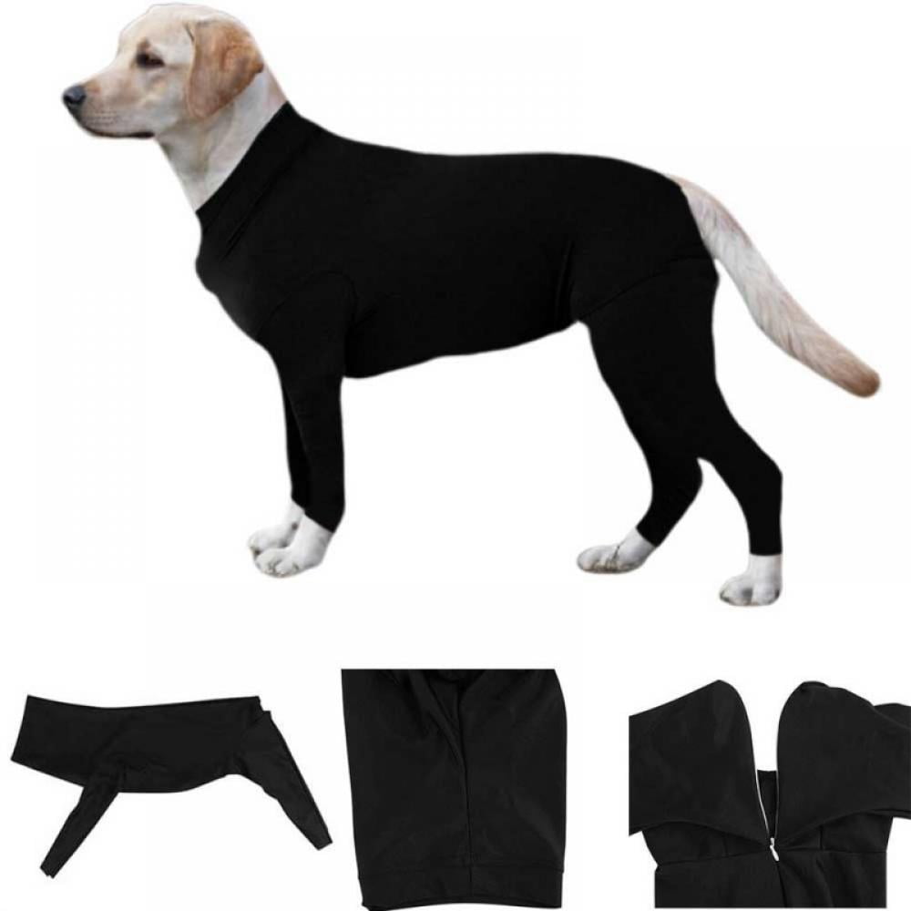 Pet Dog Long Sleeves Bodysuit Jumpsuit Recovery Suit After Surgery