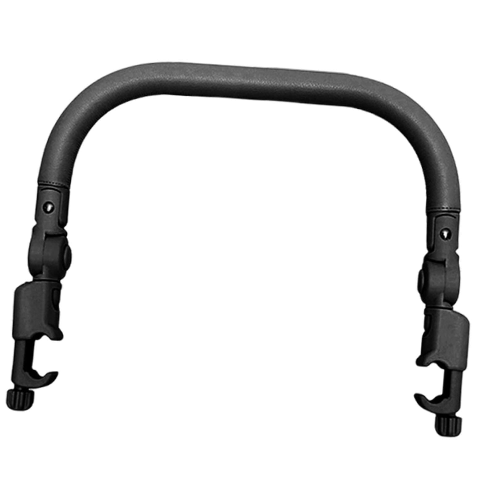 Stroller Armrest Guardrail Handrail PU Leather Material Adjustable Angle for ST208 ST206 Baby Strollers