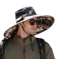 thumbnail image 5 of CHENge Dual Fan Solar Cooling Sun Hat, Camo Rechargeable Bucket Hat with Wide Brim for All-Day Outdoor Comfort, 5 of 5