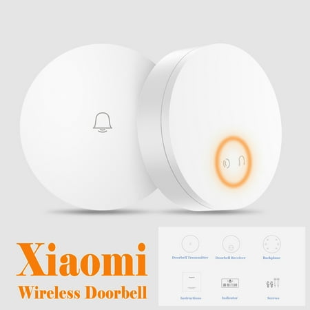 Xiaomi Linptech Self-Generating Self Powered Wireless Doorbell Electricity Ringtone No Battery No Wire Work With Mi Home APP Wi-Fi (Best Ringtone App For Windows Phone)