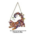 thumbnail image 2 of Cute Cat Acrylic Window Hanging Ornament Decorative Wall Art For Home And Garden Style, 2 of 3
