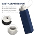 thumbnail image 5 of Collapsible Water Bottles 20.6Oz, Silicone Foldable Portable Travel Water Bottle, 5 of 10