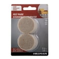 thumbnail image 1 of FELT PADS 1-1/2" ROUND OATMEAL 10PC, 1 of 1