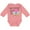 Mauve, variant on Inktastic My Grandma Loves Me Cute Dragonfly Boys or Girls Long Sleeve Baby Bodysuit