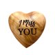thumbnail image 1 of Ficha de madera Minnieouse Un Pequeño Abrazo Corazón de Madera Te Extraño Regalo de Aislamiento, 1 of 6