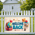 thumbnail image 4 of LUUFILx Welcome Back School Banner Decoration Backdrop Classroom Party Supplies Photography Props Decoration Background Bulletin Board Classroom Decor, 4 of 7
