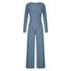 thumbnail image 5 of Conjuntos de traje elegante informal de manga larga con pantalones lisos a la moda para mujer Pompotops  qwe24122, 5 of 9