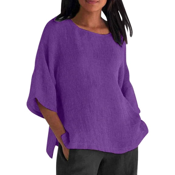 NJGRAE Work Tops for Women Oversized Pocket T-Shirt Women's Solid Color Crew Neck Short Sleeved Top T Shirt Yoga T-Shirts for Women Xxxl