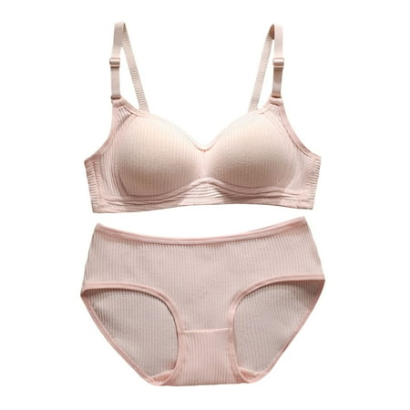 Seamless Sports Bra and Panty Set for Women High Stretch Sports Bralette Set Underwear Set Large Size Sports