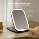 thumbnail image 2 of Espejo de viaje NEZZOE recargable con luz LED plegable de 19 cm, 2 of 6