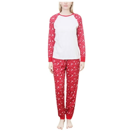 

Matching Print Pants Christmas Sleepwear Blouse Women Loungewear And Family Pajamas Set Family Pajamas Tops Mommy Family Christmas Pajamas Dog