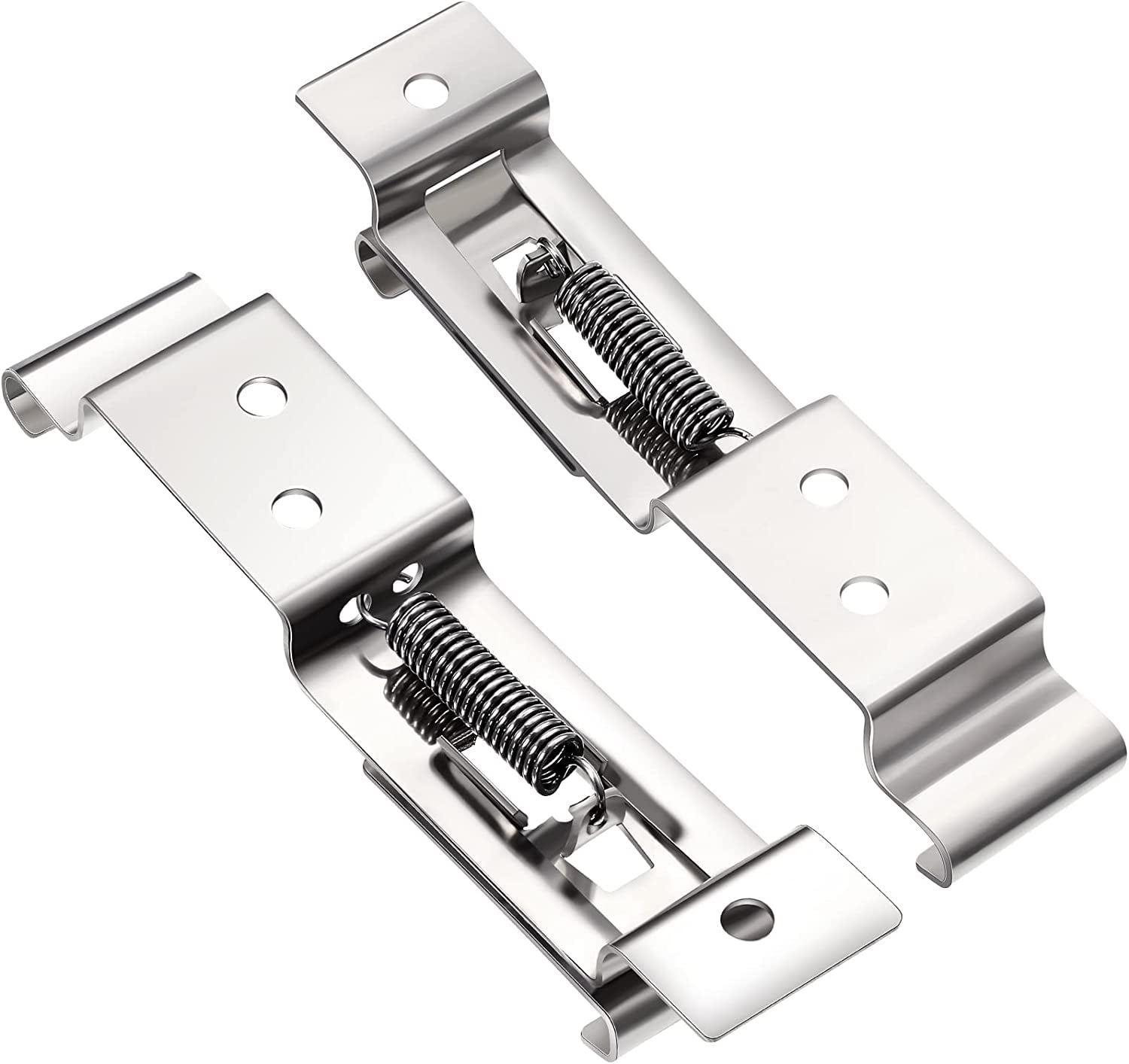 Yozhu Trailer License Plate Clips 2 Stainless Steel Spring Loaded