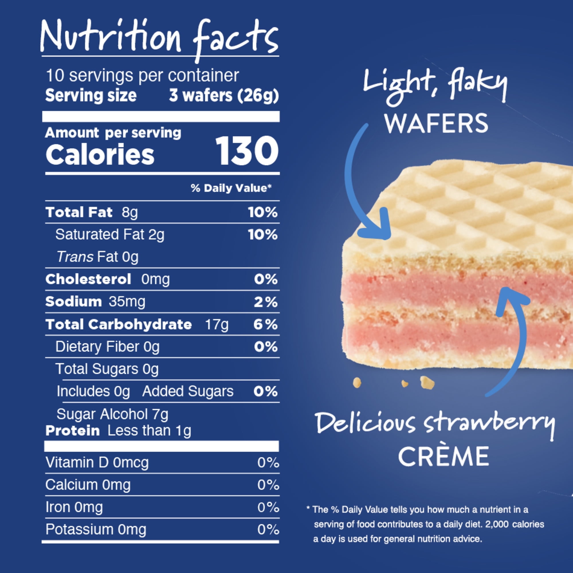 Voortman Bakery Strawberry Wafer Cookies, Zero Sugar Snack, 9 oz Pack with olive green bowl by ValueNest