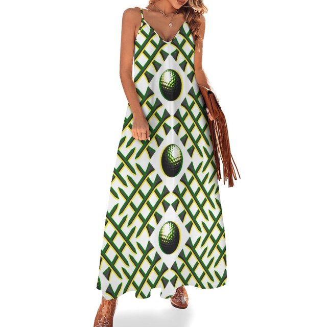Vestido sin mangas Going to the Masters Vestido largo vestidos de manga larga