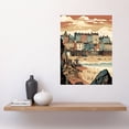 thumbnail image 2 of Tenby Harbour Beach Pastel Colour Coastal Town Large Wall Art Poster Print Thick Paper 18X24 Inch, 2 of 5