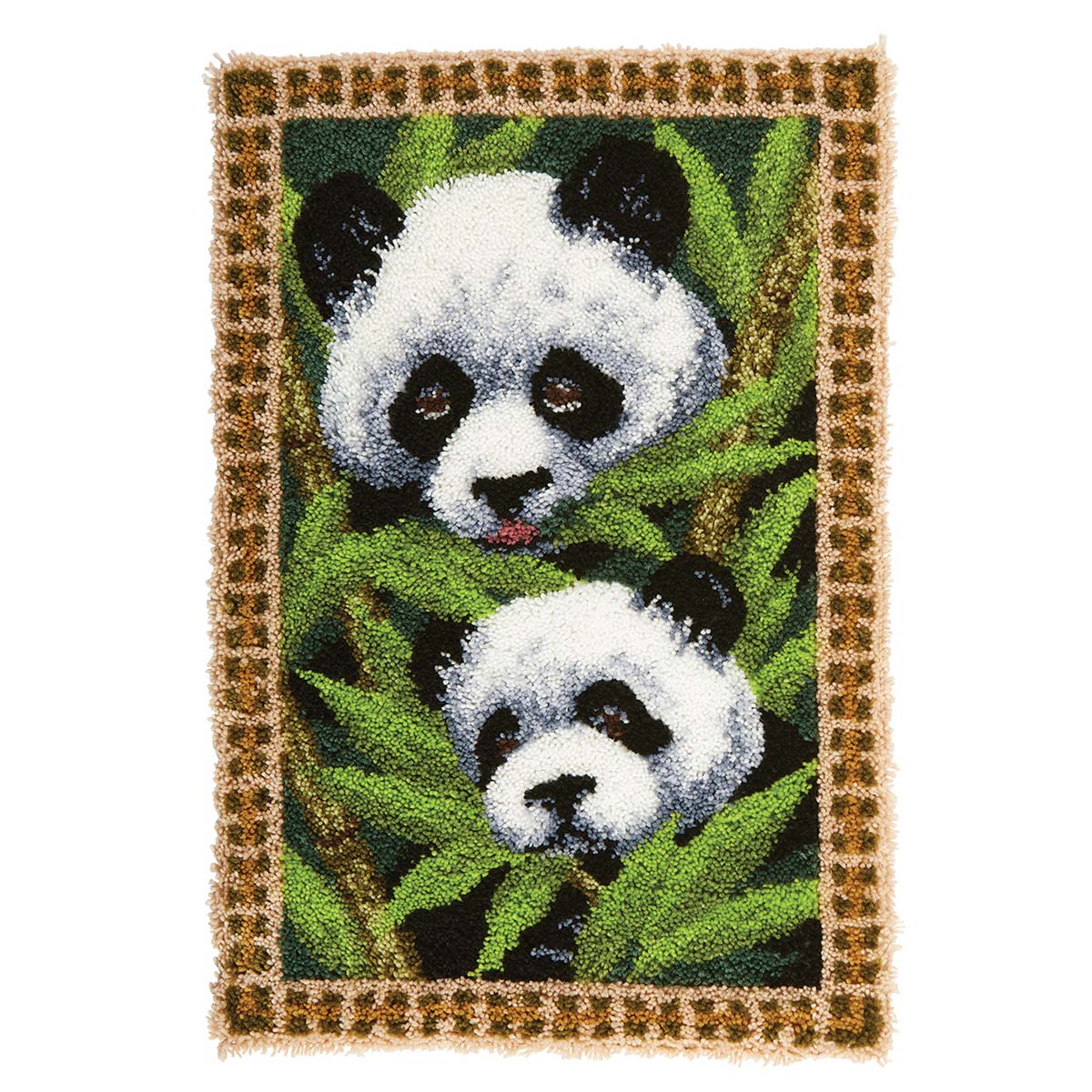 Herrschners® Bamboo Pandas Latch Hook Kit