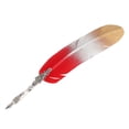 thumbnail image 3 of Pluma retro vintage pluma de inmersión puntas de aleación pluma de escritura de caligrafía regalo con caja (rojo degradado), 3 of 8