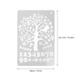thumbnail image 2 of OUNONA 20 Pcs Letter Copy Stencils for Spray Painting, 2 of 8