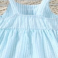 thumbnail image 6 of Noric Girls Summer Dresses Sleeveless Spaghetti Strap Princess Dresses with Big Bow Tie Loose Fit A Line Swing Dresses Ages 0-9, 6 of 7