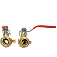 thumbnail image 2 of 1 Pcs XFITTING Push Fit 1/2 Inch x 1/2 Inch Push Fit Ball Valve with Drain, 28-2-6=1XX, 2 of 5