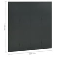thumbnail image 4 of vidaXL 4-Panel Room Divider Anthracite 160x180 cm Steel, 4 of 4