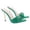 Green, variant on Women's Pointed Toe Snake Print High Heel Stiletto Mules Open Back Sandals for Party Night Out Evening Elegant Fashion Sexy Slip On Shoes