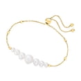 thumbnail image 4 of Ross-Simons 4-9.5mm Cultured Pearl Bolo Bracelet in 14kt Yellow Gold, Women's, Adult, 4 of 8