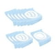 thumbnail image 3 of 10 fundas desechables para asiento de inodoro, envueltas individualmente. azul, 3 of 9