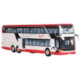 thumbnail image 1 of Autobús comercial de dos pisos de aleación 66029, autobús de juguete con sonido y luz, 1 of 5