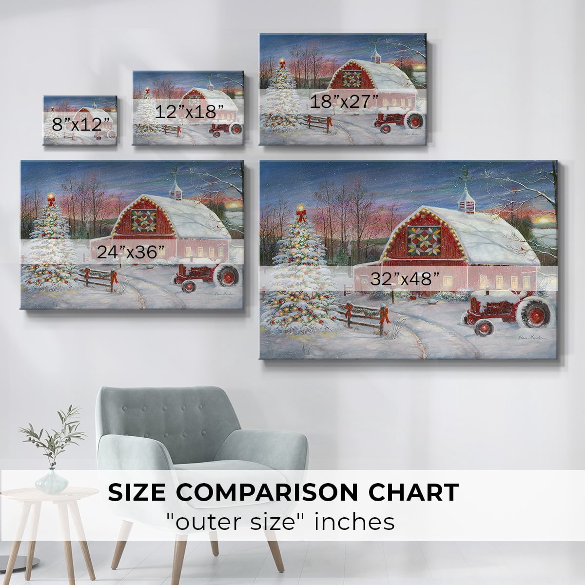 Anticipating Christmas- Gallery Wrapped Canvas