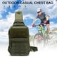 thumbnail image 5 of Mochila multifuncional para acampar Bolso bandolera con hebilla desmontable (Verde militar), 5 of 7