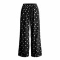 thumbnail image 5 of Casual Pants For Women Summer Wide Leg Loose Vacation Casual Daily Relaxed Trousers, 5 of 6