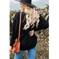 thumbnail image 3 of Women's Black Corduroy Button Pocket Shirt, 3 of 14