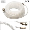 thumbnail image 3 of Pneumatic Straight Pipe Air Compressor Pump Hose 5*8mm Tube With Quick Connector WHITE20M, 3 of 5