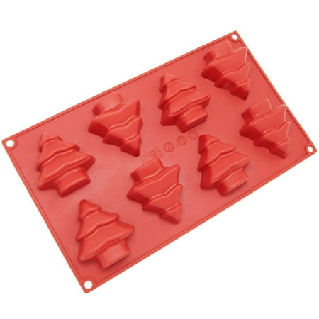 freshware 8 cavity holiday christmas tree silicone mold freshware 8 cavity holiday christmas tree silicone mold