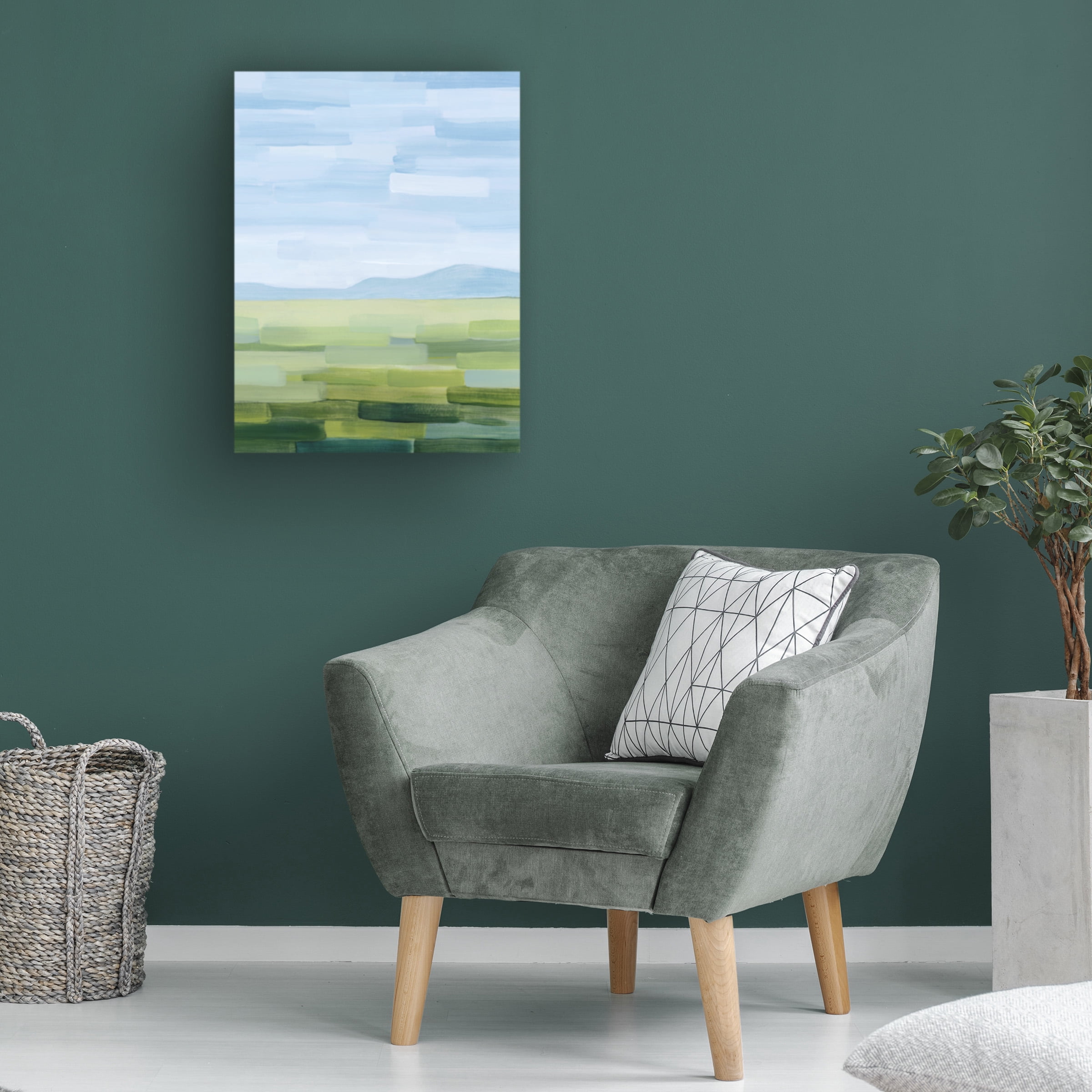 Grace Popp 'Green County II' Canvas Art
