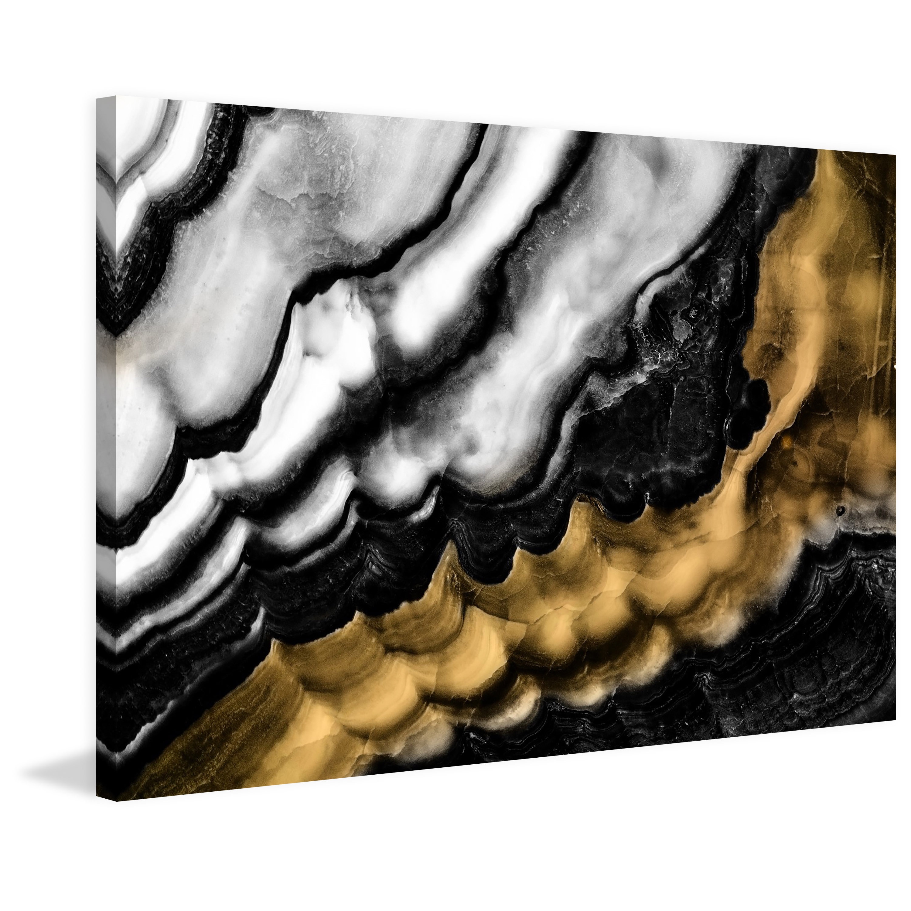 Marmont Hill - "Glorious Ripples" Painting Print on Wrapped Canvas