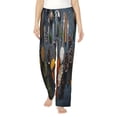 thumbnail image 2 of Lsque Various Herbs And Spices In Spoons Print Women's Pajama Pants, Lounge Pant - Comfortable Home Wear,Elastic Waistband, Stylish Design-Small, 2 of 9