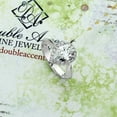 thumbnail image 3 of 14K White Gold 2 Carat Pear Cut CZ Halo Wedding Engagement Ring, 3 of 3