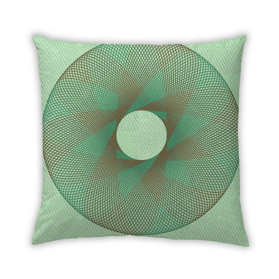 Ahgly Company Outdoor Square Contemporary Throw Pillow, 18 inch by 18 inch