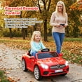 thumbnail image 6 of OLAKIDS 12V Electric Kids Ride on Car, Licensed Mercedes Benz SL500 Toy Car with Remote Control, MP3 Plug, USB, 2 Speeds, LED Lights, Battery Powered Toy Vehicle for Toddler Children (Red), 6 of 11