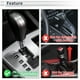 thumbnail image 3 of Pomo de cambio de automóvil Unique Bargains, pomo de palanca de cambios universal de acrílico y aleación de aluminio para vehículos automáticos y manuales con 3 adaptadores, negro, 1 juego, 3 of 7