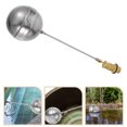 thumbnail image 3 of 1Set Multi Brass Float Valve for Water Tank Automatic Shut Off 11.8x3.8x0.2in, 3 of 8