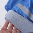 thumbnail image 7 of Cathalem Big Kid Childrenscostume Toddler Coats Rain Slicker Girls Button Rain Jacket Hooded Windproof Raincoat Kids Long Sleeve Hoodie Trench Coats for (Blue, 2 Years), 7 of 7